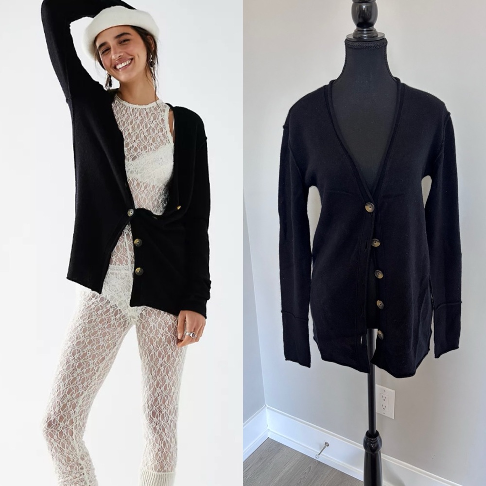 WORN ONCE | Free People Wear It Well Cashmere Cardigan